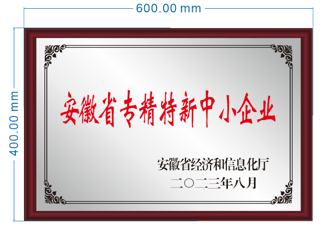 安徽省專精特新中小企業(yè)